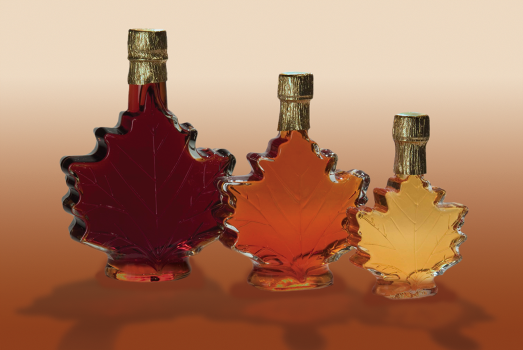 Maple Leaf Syrup Bottles